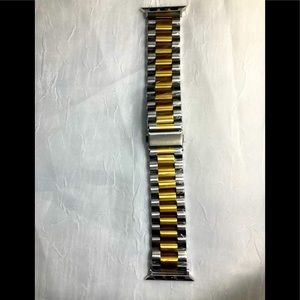 Two Tone Stainless Apple Watch Strap for 38”
